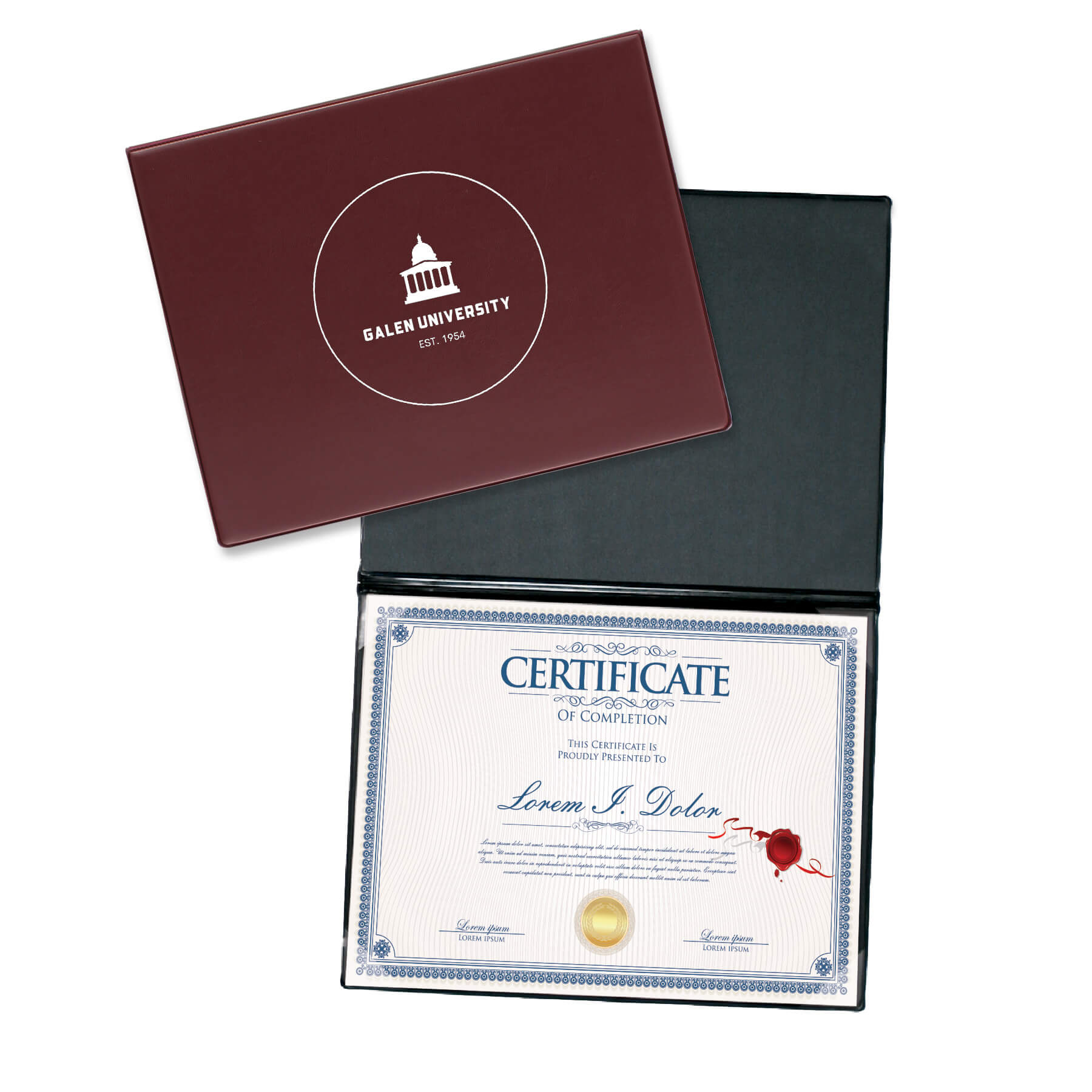 6042            - Deluxe Certificate/Diploma Holders - 4 Corners                        